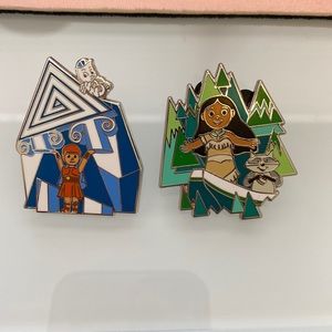 It’s a Small World Hercules and Pocahontas Disney Mystery Pins